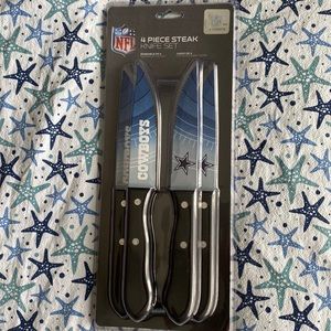 NFL Cowboys 4 piece Steak Knife Set